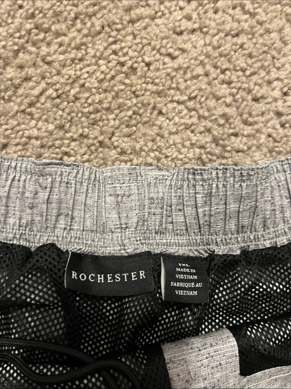 Men's DXL Grey Swim Shorts - Picture 3 of 4